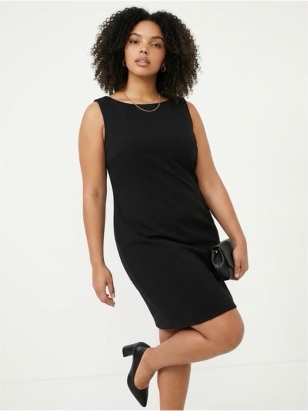 Elegant Formal coquette LBD Workwear Versatile sleeveless Jones Studio Dress 14